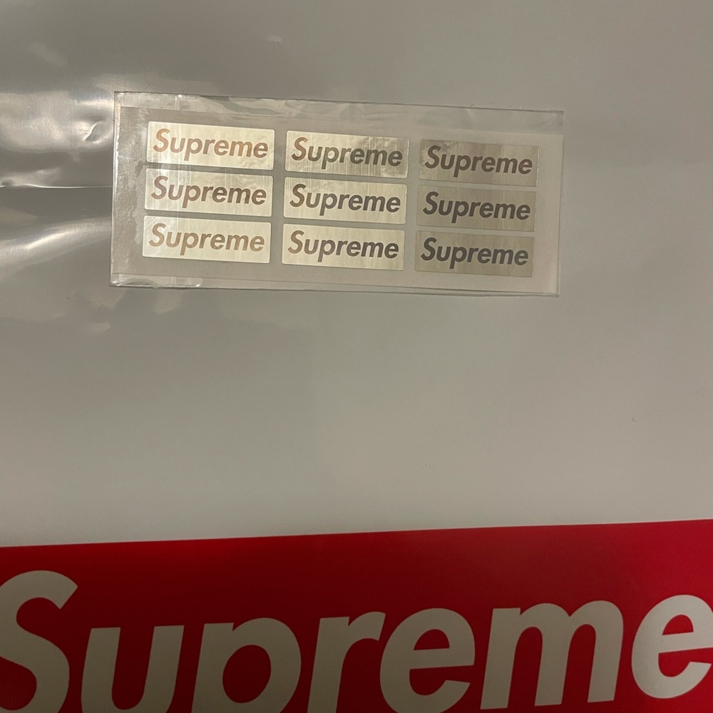 Supreme chrome small logos